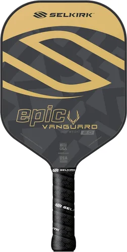 Miniatura 16 de Selkirk Sport Vanguard - Paleta híbrida de pickleball de fibra de carbono con núcleo de polipropileno X5, raquetas de pickleball 1.0 Rojo