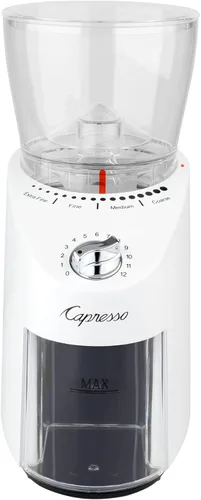 Miniatura 5 de Capresso Infinity Plus Molinillo de Rebabas Cónicas, Blanco