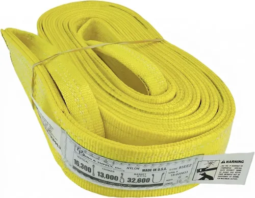 Miniatura 15 de DD Sling. Correa de 2 capas para levantamiento, de red de nylon, de doble ojal. Muy resistente (900 tejidos).Capacidad de carga vertical