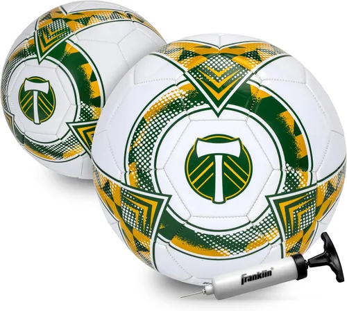 Miniatura 34 de Franklin Sports Pelotas de fútbol oficiales del equipo MLS - Balones de fútbol oficiales tamaño 5 - Balón de fútbol de tamaño y peso reglamentario