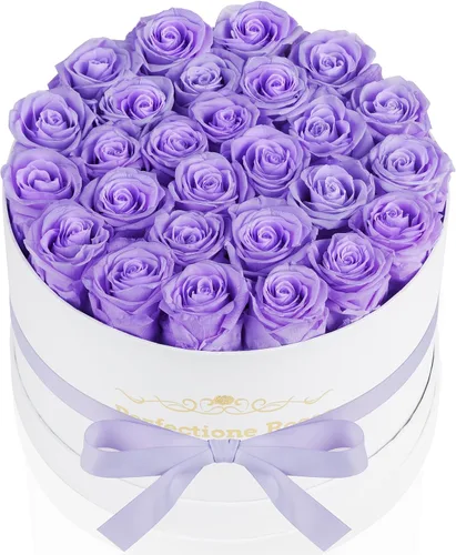 Miniatura 18 de Perfectione Roses 27 Rosas en una Caja, Rosa del Día de la Madre, Flores Preservadas para Ella, Flores para Entrega, Regalos de Cumpleaños