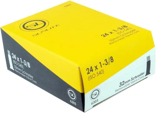 Miniatura 4 de Sunlite Tubos de válvula Schrader Standad, varios tamaños Negro