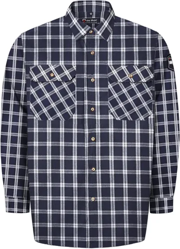 Miniatura 9 de FR Shirts - Camisa de soldadura resistente a las llamas de 7.5 onzas, ropa ignífuga 100% C FR para hombres, chaqueta ignífuga para hombres para Gris