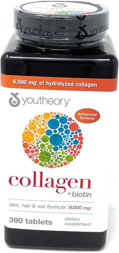 Miniatura 4 de youtheory colágeno fórmula avanzada 1, 2 y 3, Greatitems paquete de 3 (390 comprimidos)