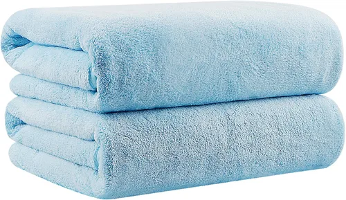 Miniatura 14 de Orighty Paquete de 2 toallas de baño (27 x 54 pulgadas), tacto suave, altamente absorbente, microfibra de secado rápido para cuerpo, deportes, yoga