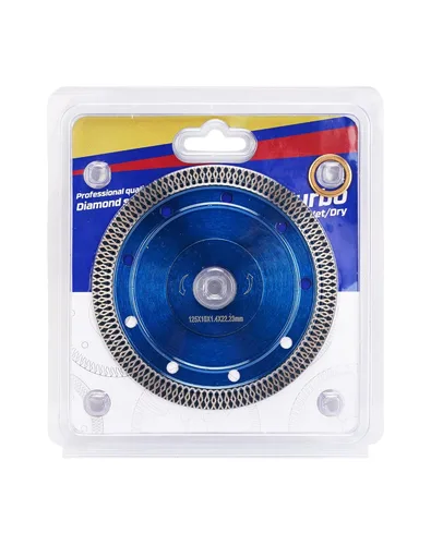 Miniatura 7 de Hoja de azulejos de diamante súper fina de 5 pulgadas para cortar granito, mármol, cerámica y azulejos de porcelana