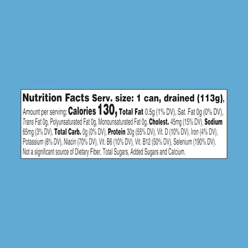 Miniatura 11 de StarKist Selects - Atún blanco sólido enlatado sin sal añadida, 4.5 oz (paquete de 12), atún en agua, capturado en la naturaleza, sin gluten, listo
