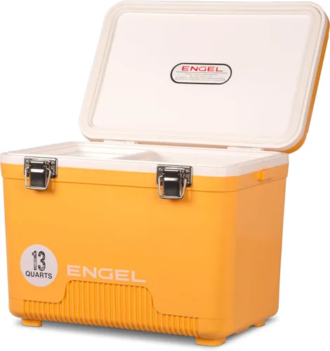 Miniatura 15 de Engel 13qt, refrigerador hermético, de secado al aire, Drybox y pequeña lonchera con carcasa dura para hombres y mujeres Rosa