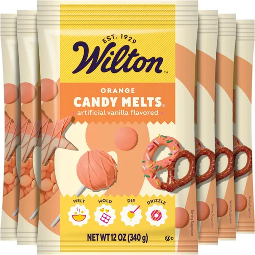 Miniatura 11 de Wilton, caramelos que se derriten, negro, 10 onzas