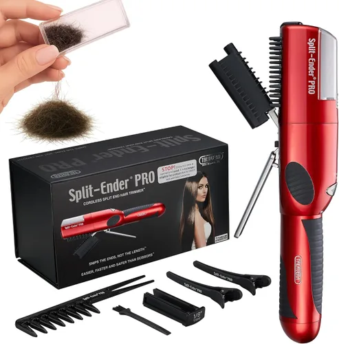 Miniatura 14 de Split-Ender PRO - Herramienta de Belleza Profesional Original - Recortadora de Puntas Abiertas Inalámbrica para Cabello Dañado, Seco, Quebradizo