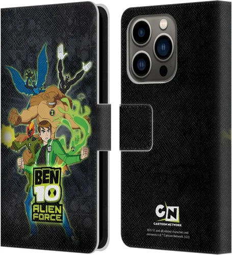 Miniatura 8 de Head Case Designs Funda con licencia oficial de Ben 10: Alien Force Ben's Jacket Graphics de piel tipo cartera compatible con Apple iPhone 14 Pro