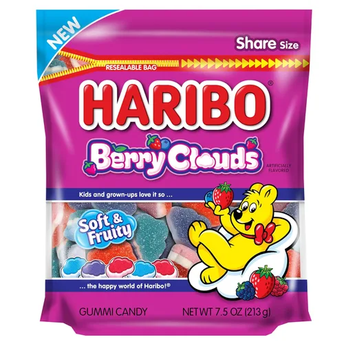 Miniatura 6 de HARIBO - Gomitas de ositos, bolsa resellable de 10 onzas, sabores surtidos