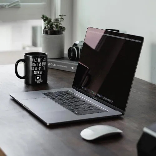 Miniatura 3 de Dnuiyses Taza de aniversario con texto en inglés "You Are Best Thing I Found On The Internet", regalo romántico de aniversario para mujeres