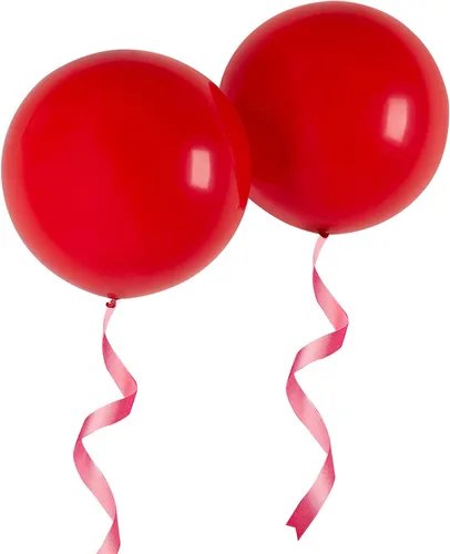 Miniatura 11 de Globos redondos gigantes de 24 pulgadas, paquete de 10 globos de látex negro para sesiones de fotos, bodas, baby shower, decoraciones de fiesta