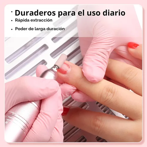 Miniatura 8 de Makartt - Puntas de taladro para uñas y bandas de lijado para taladro de uñas, 100 piezas de 4 colores de grano grueso y fino 80/120/180/240