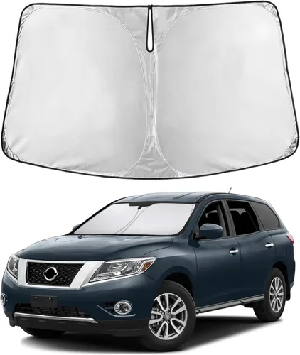 Miniatura 148 de EcoNour Parasol para parabrisas compatible con Hyundai Tucson 2016-2019 2020 2021, visera solar para parabrisas delantero y ventana, bloqueador