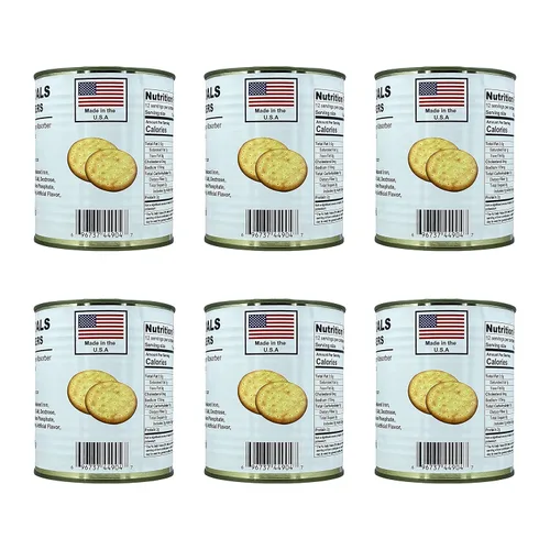 Miniatura 9 de Future Essentials Pilot - Galletas de pan #2.5 (1 lata) – 12 porciones de alimentos de supervivencia de emergencia 30 años de vida útil