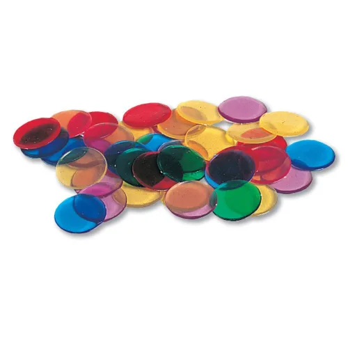 Miniatura 3 de hand2mind Kit transparente para mostradores de aula, fichas de bingo de plástico, fichas de bingo de matemáticas, manipuladores matemáticos