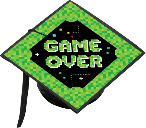 Miniatura 10 de Big Dot of Happiness Béisbol de graduación - Kit de decoración de gorra de graduación 2026 - Cubierta de gorra de graduación