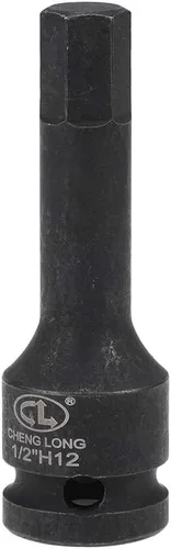 Miniatura 8 de uxcell Broca hexagonal de impacto de 1/2 pulgada x H8 (0.315 in), métrica de 3 pulgadas de longitud, uso de acero CR-MO con destornilladores