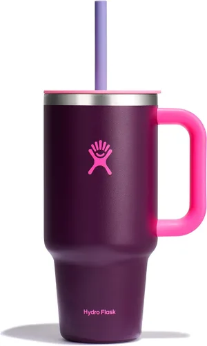 Miniatura 27 de Hydro Flask All Around - Vaso de viaje de 32 onzas, color morado degradado (Bayberry Ombre)