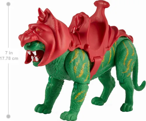Miniatura 9 de Masters of the Universe Origins Battle Cat - Figura de acción de 6.75 pulgadas, criatura eterniana leal de He-Man para contar historias MOTU