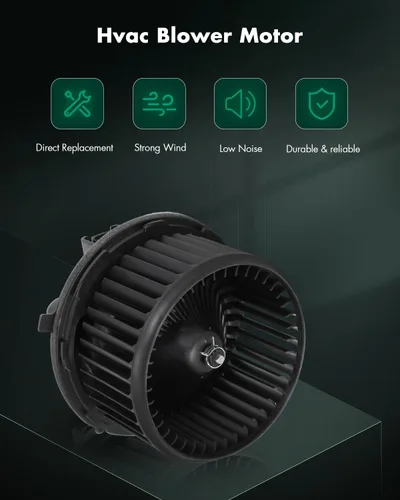 Miniatura 2 de SCITOO Motor soplador de calentador HVAC con jaula de ventilador frontal 700089 para Cadillac 2002-2006, para Chevy 1999-2006, para GMC 1999-2006