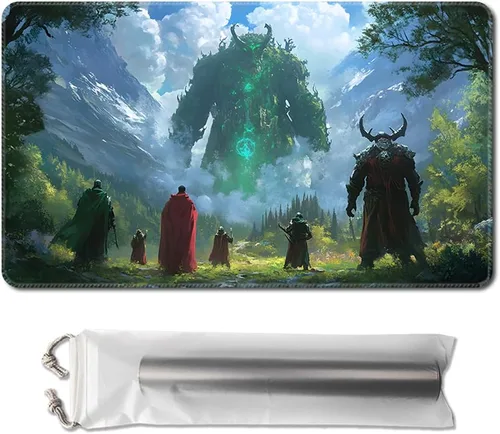 Miniatura 33 de MTG - Tapete de juego de 24 x 14 pulgadas, bolsas de almacenamiento con parte trasera antideslizante, ideal para entusiastas