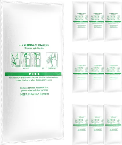 Paquete de 10 filtros HEPA 204814 Plus bolsas compatibles con aspiradoras 205811 204811 204808 para Avalir Sentria Ultimate G Series, sustituye al