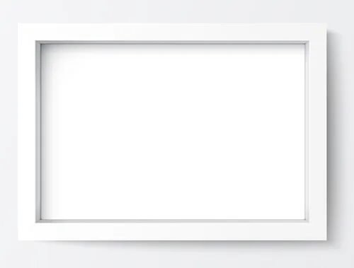 Miniatura 73 de Caja de sombra de 10 x 24 pulgadas, marco blanco contemporáneo – Tamaño interior 10 x 24 x 1 pulgada de profundidad – El marco blanco está hecho