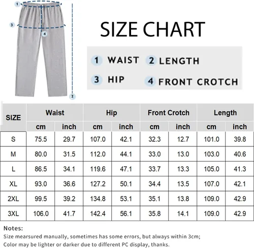Miniatura 6 de COOFANDY Pantalones deportivos de algodón para hombre, pantalones de descanso con parte inferior abierta, pantalones ligeros casuales con bolsillos