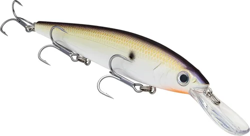 Miniatura 14 de Strike King KVD Jerkbait profundo señuelo de pesca de 3 ganchos, 3/5 onzas, 4.75 pulgadas Sexy Shad