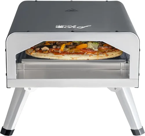 Miniatura 8 de Deco Chef Horno de Pizza Eléctrico, Piedra de Cerámica de 12 Pulgadas y Parrilla, 1800W, Hornea hasta 750 Grados para Pizza Artesanal de Encimera