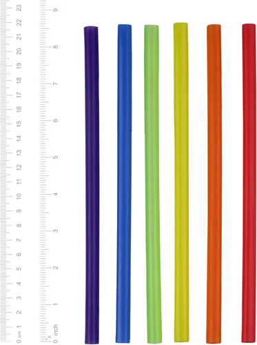 Miniatura 2 de Comfy Package, [100 unidades] Pajitas de plástico jumbo para batidos, 8.5 pulgadas de alto, varios