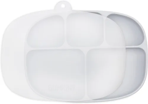 Miniatura 15 de Bumkins Plato de succión para niños pequeños y bebés, cubierta de plato con agarre dividido para bebés y niños, destete guiado por el bebé