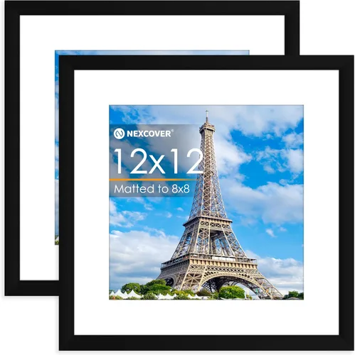 Miniatura 37 de NEXCOVER Portarretratos de 8.5 x 11 pulgadas, color negro, 10 unidades, marcos de fotos de 8.5 x 11 pulgadas con plexiglás HD inastillable, marcos