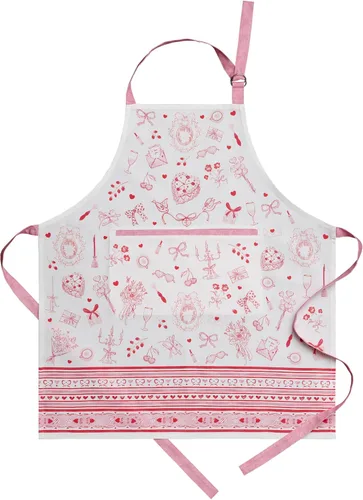Miniatura 10 de Maison d' Hermine Delantal 100% de algodón para mujeres con bolsillo de cocina delantal de chef para hombres para cocinar primavera verano 001