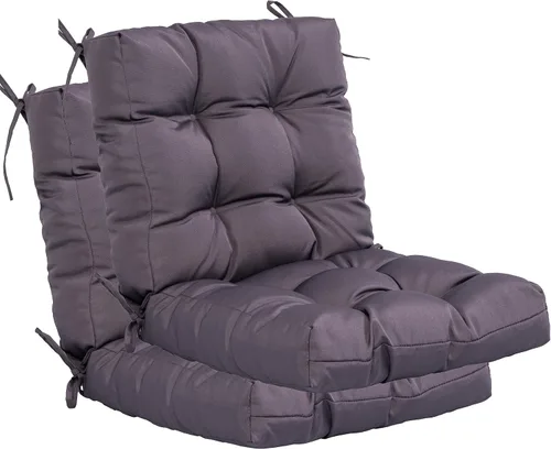 Miniatura 10 de QILLOWAY - Cojín o respaldo para asiento de exterior, cojín de repuesto, primavera/verano, Moderno, Beige