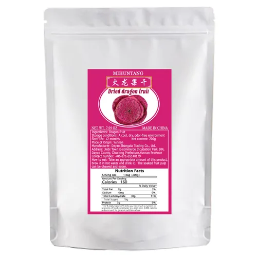 Miniatura 2 de Chips secos de fruta de dragón 7,05 oz bocadillos secos Pitaya Chips de fruta de dragón rojo 7.05 oz