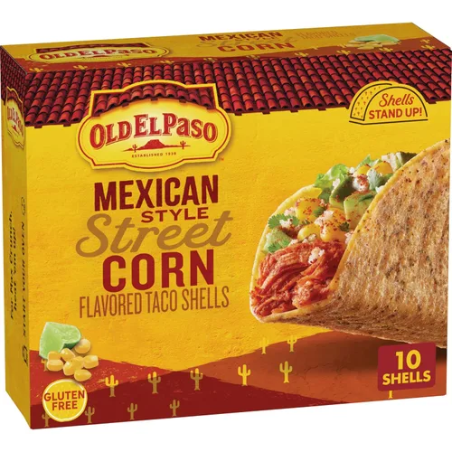 Miniatura 10 de Old El Paso Stand 'N Stuff Bold Nacho Cheese - Conchas de taco con sabor a queso de nacho, 10 unidades (paquete de 6)