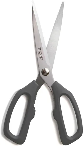 Miniatura 8 de TECHEF Tijeras de cocina, tijeras multiusos, aptas para lavavajillas, tijeras de carne de alta resistencia, tijeras de aves de corral, acero Scissors