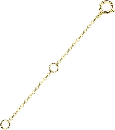 Miniatura 13 de Extensor de Collar de Oro Sólido de 14K Extensor de Pulsera Real de 2 3 4 Pulgadas Cadena Ajustable Duradera Extensión de Tobilleras de Oro