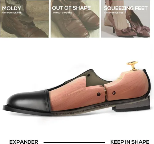 Miniatura 2 de RaxCollection Árbol de zapatos de cedro para hombres y mujeres 1 par Organizador de zapatos de madera español de primera clase Gran regalo
