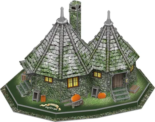 Miniatura 2 de University Games 08482 Harry Potter Hagrid's Hut Rompecabezas 3D
