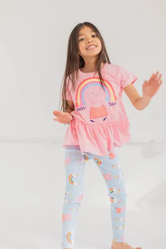 Miniatura 2 de Peppa Pig Conjunto de camiseta y leggings para niños pequeños