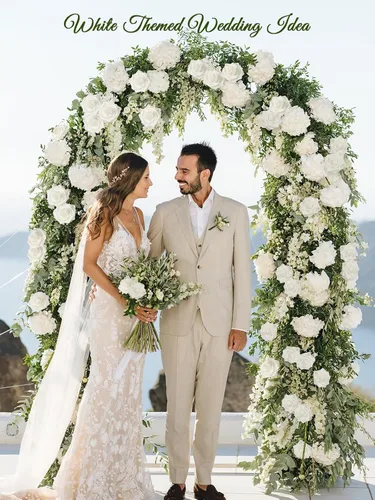 Miniatura 6 de MACTING 30 Rosas Artificiales Blancas Flores Falsas con Tallo Rosas de Espuma de Tacto Real para DIY Arreglos de Ramo de Boda Centros de Mesa White-1