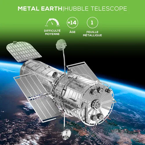Miniatura 5 de Metal Earth Fascinations Hubble Telescope 3D Kit de modelo de metal