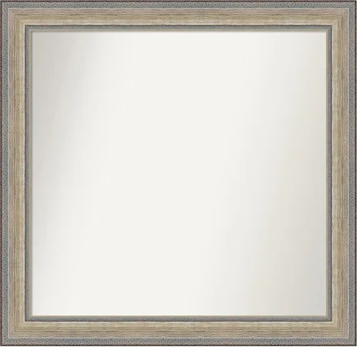 Miniatura 80 de Amanti Art Espejo de baño plateado para sobre fregadero, 28 x 47 pulgadas, espejo rectangular de plata imperial, marco de madera tradicional de gran