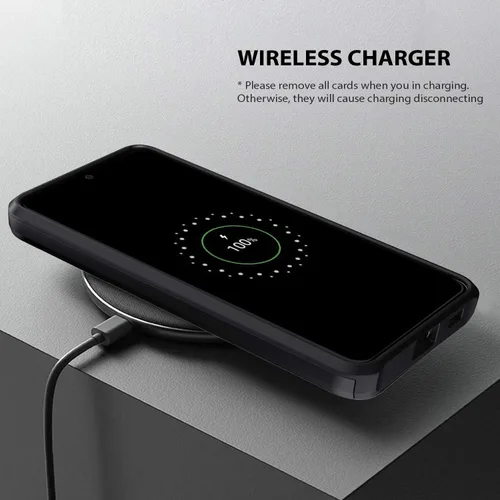 Miniatura 7 de ZUSLAB Funda tipo cartera compatible con Samsung Galaxy S21 Plus 5G, con tarjetero y a prueba de golpes, antiarañazos, compatible con Samsung Galaxy