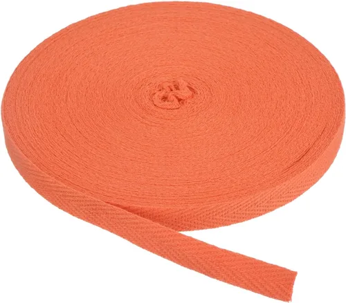 Miniatura 180 de PATIKIL Cinta de sarga de algodón de 1 pulgada, 50 yardas, cinta de algodón, cinta de encuadernación al bies, cinta de espiga para costura, Verde
